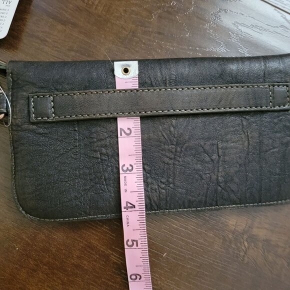 Free People Western Stud Wallet Womens Leather Country Western Rustic Boho Chic - Picture 9 of 9